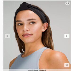 BNWT Lululemon Knot Stopping Headband - Black